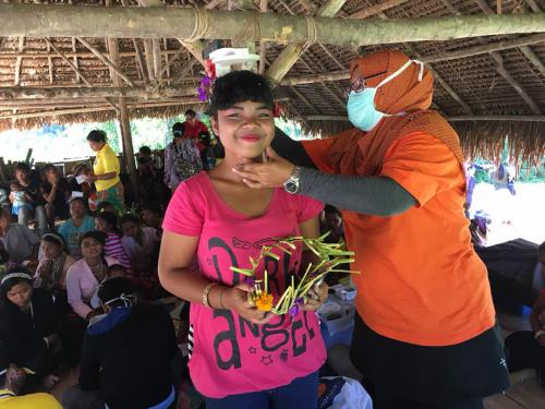 Health screening activity at Kampung Kedled, Pos Piah, Perak